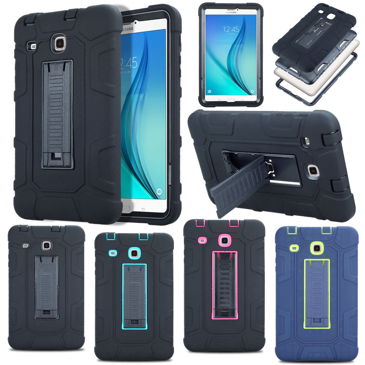 Stylish Shockproof Samsung Galaxy Tab A 9.7 Case Cover T550 T555