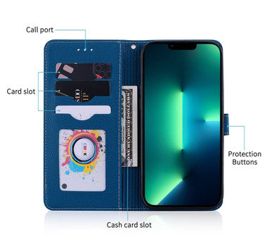Folio Case iPhone 16 Pro Max Leather Cover Photo Apple ProMax