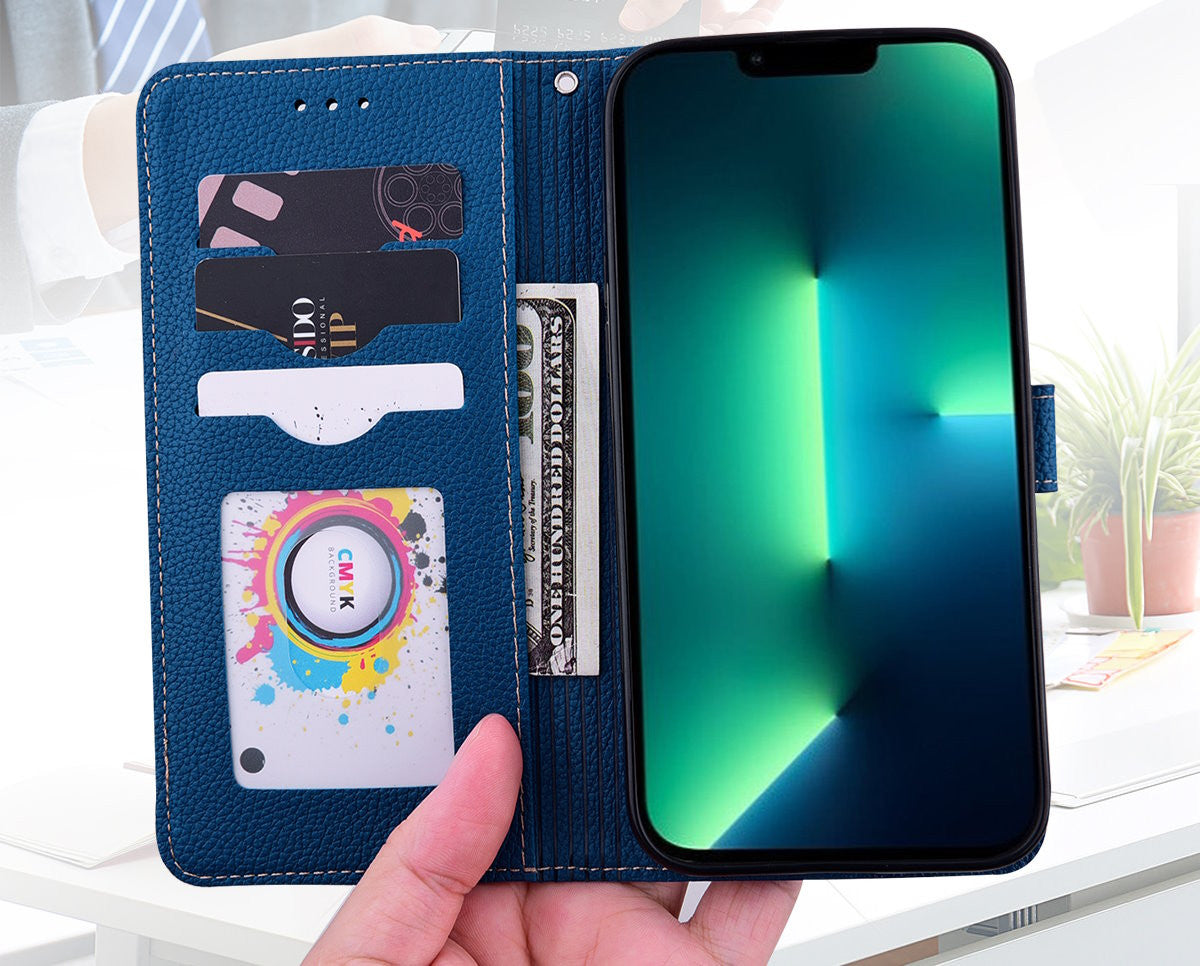 Folio Case OPPO A80 5G Leather Cover Photo Phone