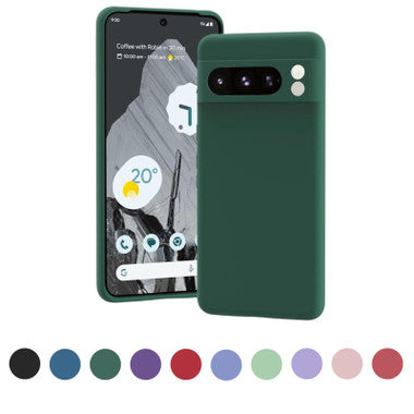Google Pixel 9 Pro XL 5G Soft Liquid Silicone Shockproof Case Cover