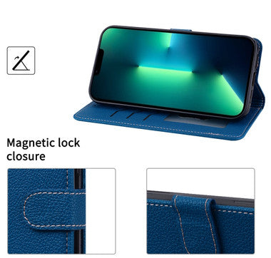 Folio Case iPhone 15 Leather Cover Photo Apple Phone iPhone15