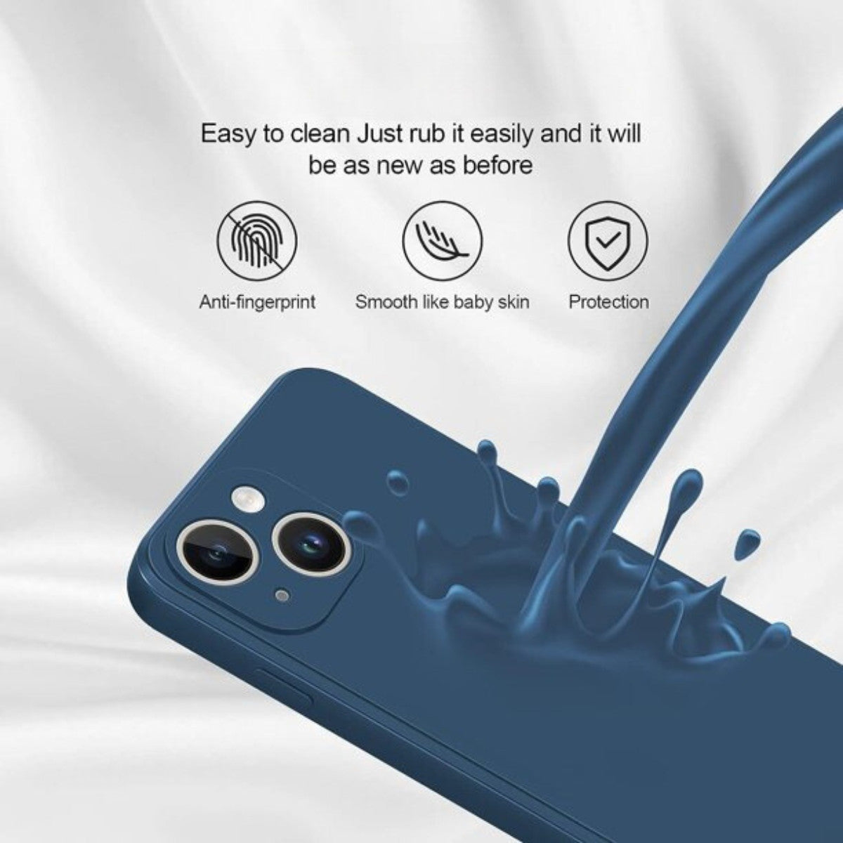 iPhone 16 Soft Liquid Silicone Shockproof Case Cover Apple iPhone16