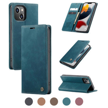CaseMe iPhone 14 Plus Classic PU Leather Folio Case Cover Apple 2022