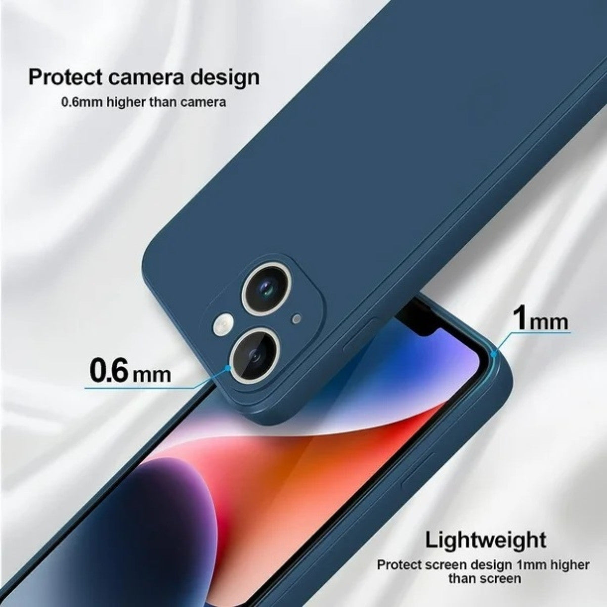 iPhone 15 Soft Liquid Silicone Shockproof Case Cover Apple iPhone15