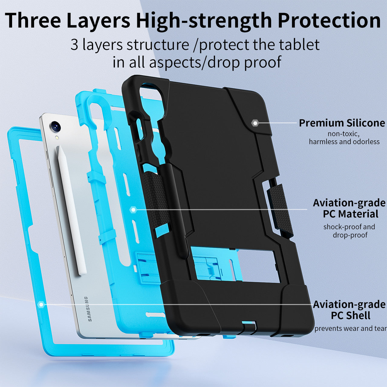 Stylish Shockproof Samsung Galaxy Tab S10 FE 10.9