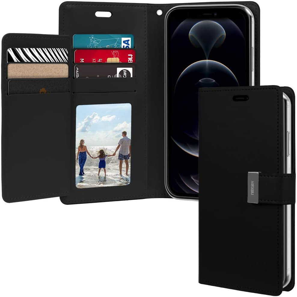 Goospery iPhone 14 Pro Max Wallet Case Cover Extra Card Slots Apple