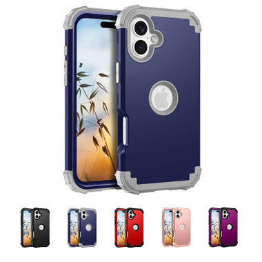 Impact iPhone 16 Shockproof 3in1 Rugged Case Cover Apple iPhone16